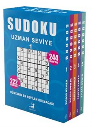 Sudoku Uzman Seviye 5 Kitap Set (1-2-3-4-5)