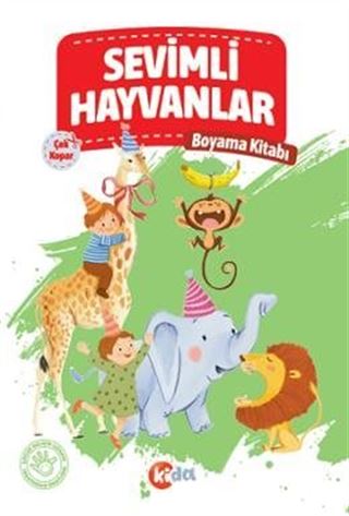 Sevimli Hayvanlar Boyama Kitabı