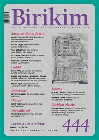 Birikim Dergisi Sayı:444 Nisan 2026