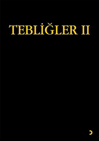 Tebliğler II