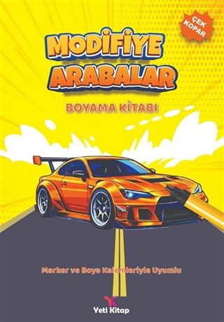 Modifiye Arabalar Boyama Kitabı