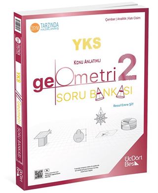 TYT-AYT Geometri Soru Bankası 2. Kitap (Video Çözümlü, ÖSYM Tarzında Hazırlanmış)