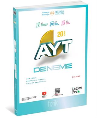 AYT 10'lu Fizik Deneme (Video Çözümlü, ÖSYM Tarzında Hazırlanmış)