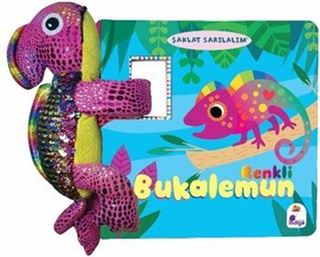Şaklat Sarılalım Renkli Bukalemun (Oyuncaklı Kitap)