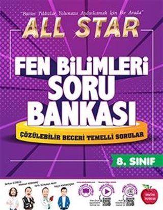8. Sınıf All Star Fen Bilimleri Soru Bankası (Video Çözümlü)