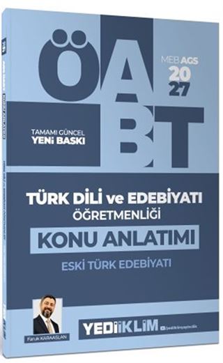2027 MEB AGS ÖABT Türk Dili ve Edebiyatı Öğretmenliği Eski Türk Edebiyatı Konu Anlatımı