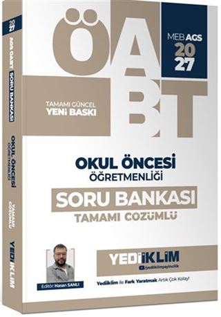 2027 MEB AGS ÖABT Okul Öncesi Öğretmenliği Tamamı Çözümlü Soru Bankası
