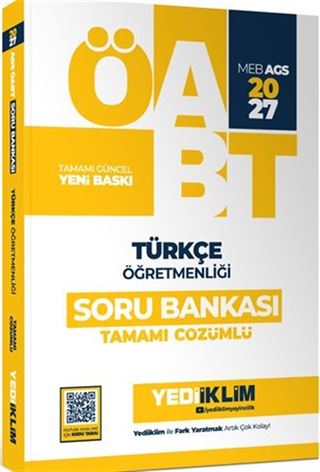 2027 MEB AGS ÖABT Türkçe Öğretmenliği Tamamı Çözümlü Soru Bankası