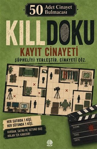 50 Cinayet Bulmacası Killdoku / Kayıt Cinayeti