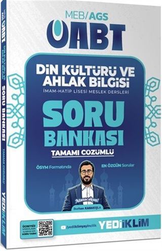 2027 MEB AGS ÖABT Din Kültürü ve Ahlak Bilgisi Tamamı çözümlü Soru Bankası