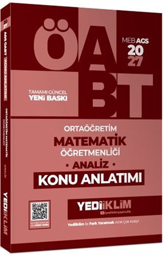 2027 MEB AGS ÖABT Ortaöğretim Matematik Öğretmenliği -Analiz Konu Anlatımı