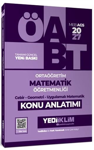 2027 MEB AGS ÖABT Ortaöğretim Matematik Öğretmenliği Cebir-Geometri-Uygulamalı Matematik Konu Anlatımı