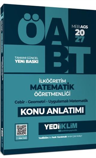 2027 MEB AGS ÖABT İlköğretim Matematik Öğretmenliği - Cebir-Geometri-Uygulamalı Matematik Konu Anlatımı