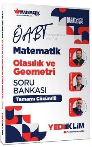 2027 ÖABT Matematik Öğretmenliği Olasılık ve Geometri Tamamı Çözümlü Soru Bankası