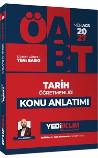2027 MEB AGS ÖABT Tarih Öğretmenliği Konu Anlatımı