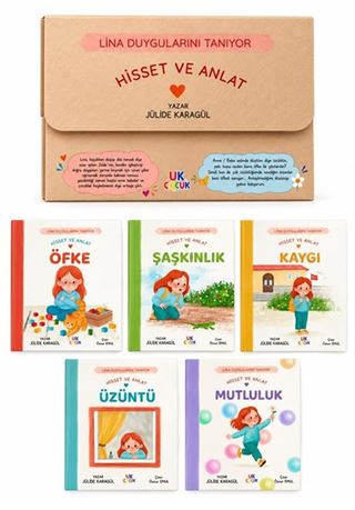 Lina Duygularını Tanıyor (5 Kitap Kutulu Set)
