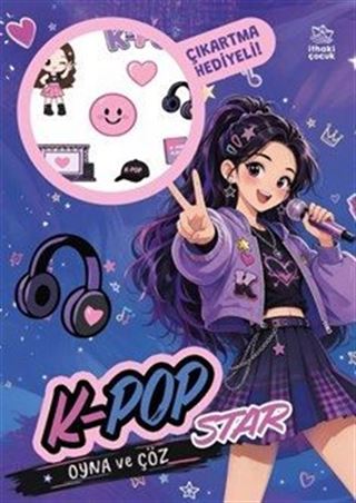 K-POP Oyna ve Çöz Çıkartmalı Etkinlik Kitabı