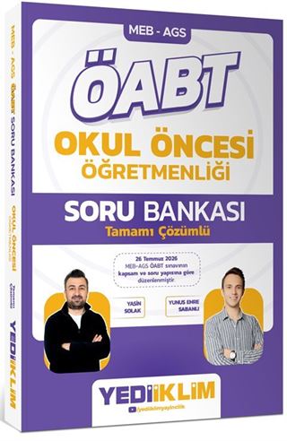 2027 MEB AGS ÖABT Okul Öncesi Öğretmenliği Tamamı Çözümlü Soru Bankası