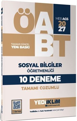 2027 MEB AGS ÖABT Sosyal Bilgiler Öğretmenliği Tamamı Çözümlü 10 Deneme