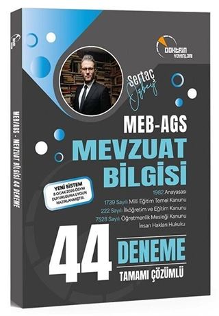 MEB-AGS Mevzuat Bilgisi 44 Deneme Çözümlü
