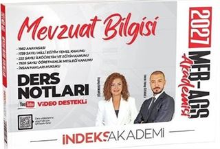 2027 MEB-AGS Akademisi Mevzuat Bilgisi Video Ders Notları