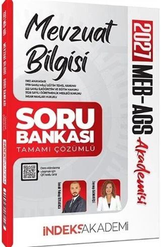 2027 MEB-AGS Akademisi Mevzuat Bilgisi Soru Bankası Çözümlü