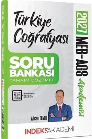 2027 MEB-AGS Akademisi Türkiye Coğrafyası Soru Bankası Çözümlü