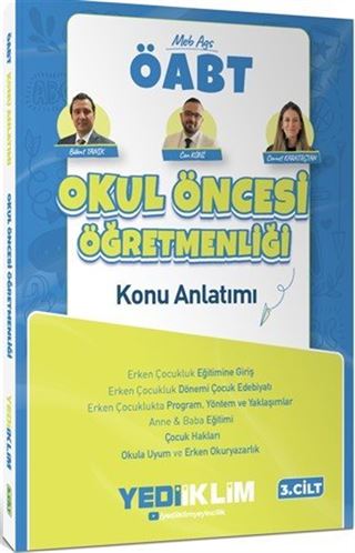 2027 MEB AGS ÖABT Okul Öncesi Öğretmenliği Konu Anlatımı / Cilt 3