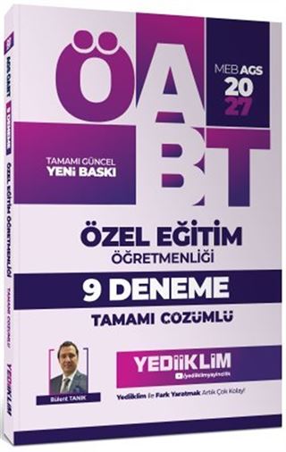 2027 MEB AGS ÖABT Özel Eğitim Öğretmenliği Tamamı Çözümlü 9 Deneme