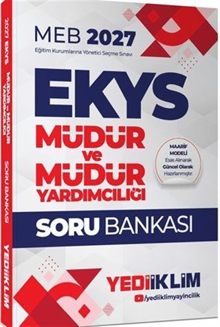 2027 MEB EKYS Müdür ve Müdür Yardımcılığı Soru Bankası