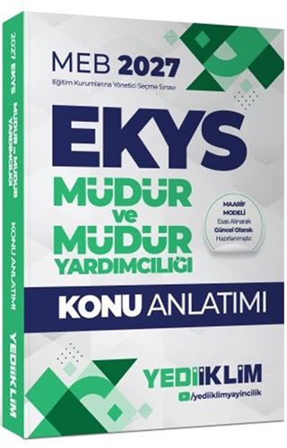 2027 MEB EKYS Müdür ve Müdür Yardımcılığı Konu Anlatımı