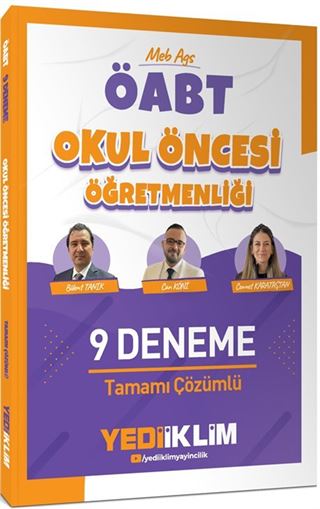 2027 MEB AGS ÖABT Okul Öncesi Öğretmenliği Tamamı Çözümlü 9 deneme
