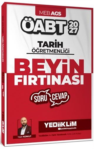 2027 MEB AGS ÖABT Tarih Öğretmenliği Beyin Fırtınası Soru Cevap