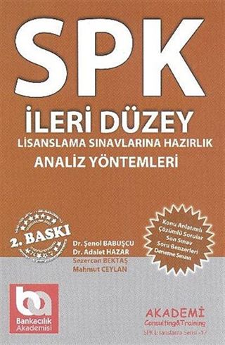 Analiz Yöntemleri / SPK - İleri Düzey