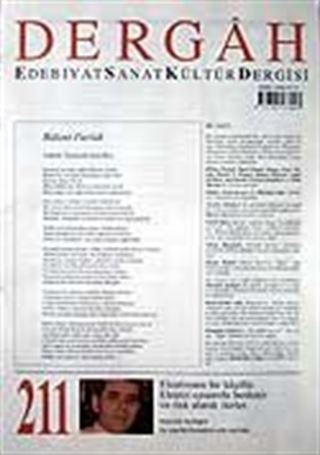 Eylül 2007, Sayı 211, Cilt XVIII / Dergah Edebiyat Sanat Kültür Dergisi