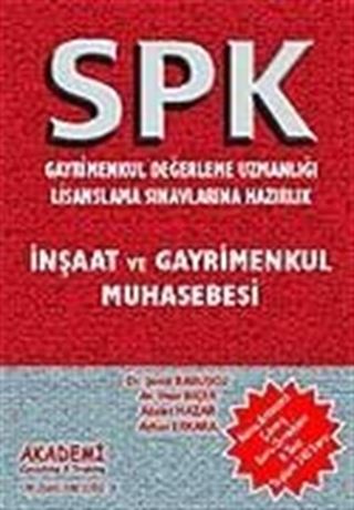 İnşaat ve Gayrimenkul Muhasebesi / SPK - Gayrimenkul Değerleme Uzmanlığı