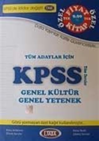 Tüm Adaylar İçin KPSS Genel kültür -Genel Yetenek