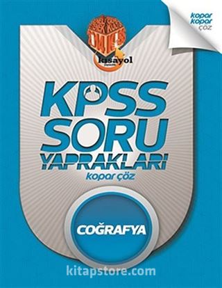 2014 KPSS Coğrafya Soru Yaprakları Kopar Çöz