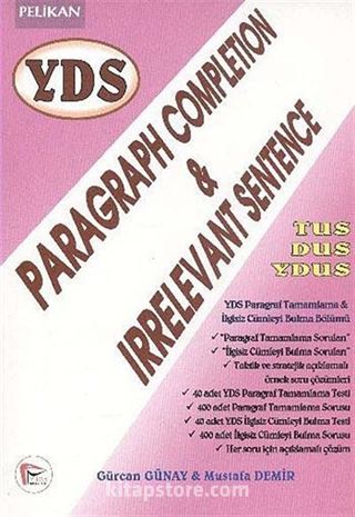 YDS Paragraph Completion Irrelevant Sentence