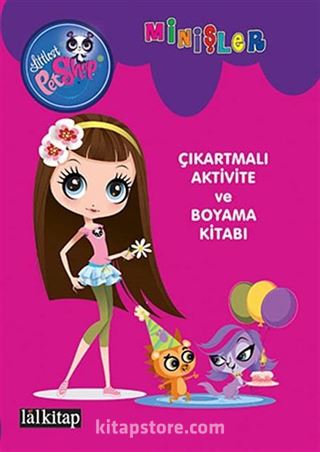 Minişler Çıkartmalı Aktivite ve Boyama Kitabı 1