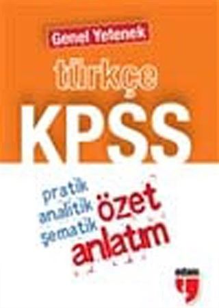 KPSS Türkçe Genel Yetenek Özet Anlatım (Cep Boy)