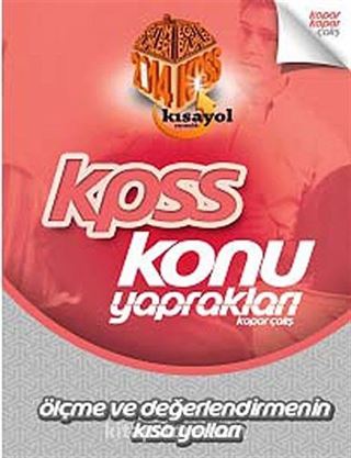 2014 KPSS Ölçme ve Değerlendirmenin Kısa Yolları Konu Yaprakları Kopar-Çalış