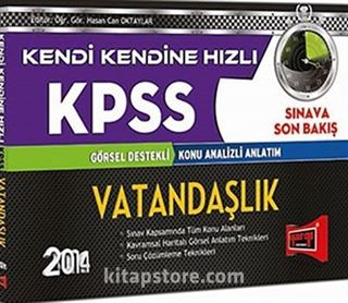 2014 KPSS Vatandaşlık Kendi Kendine Hızlı Görsel Destekli Konu Analizli Anlatım