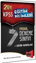 2014 KPSS Eğitim Bilimleri 7 Fasikül Deneme Sınavı + Çözüm Fasikülleri