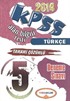 2014 KPSS ÖABT Türkçe Tamamı Çözümlü 5 Deneme Sınavı