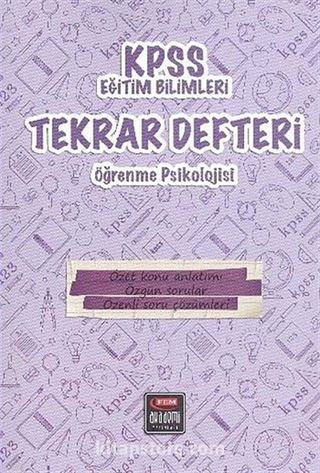 2014 KPSS Eğitim Bilimleri Tekrar Defteri Öğrenme Psikolojisi