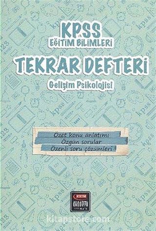2014 KPSS Eğitim Bilimleri Tekrar Defteri Gelişim Psikolojisi