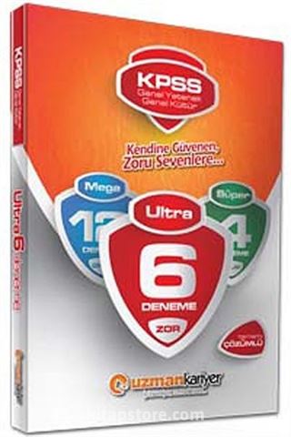 2014 KPSS Genel Yetenek Genel Kültür Ultra 6 Deneme Çözümlü