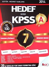 2014 Hedef Serisi KPSS A Tamamı Çözümlü 7 Deneme Sınavı