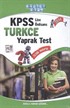 2014 KPSS Lise Önlisans Türkçe Yaprak Test